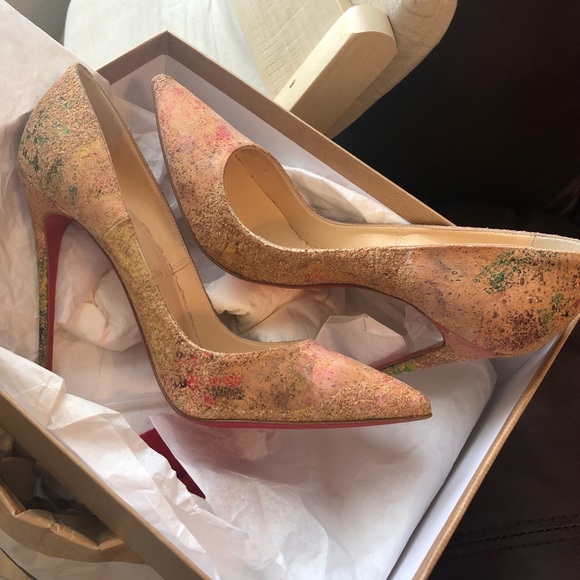 Christian Louboutin Cork Blooming So Kate 120 - Picture 3 of 8